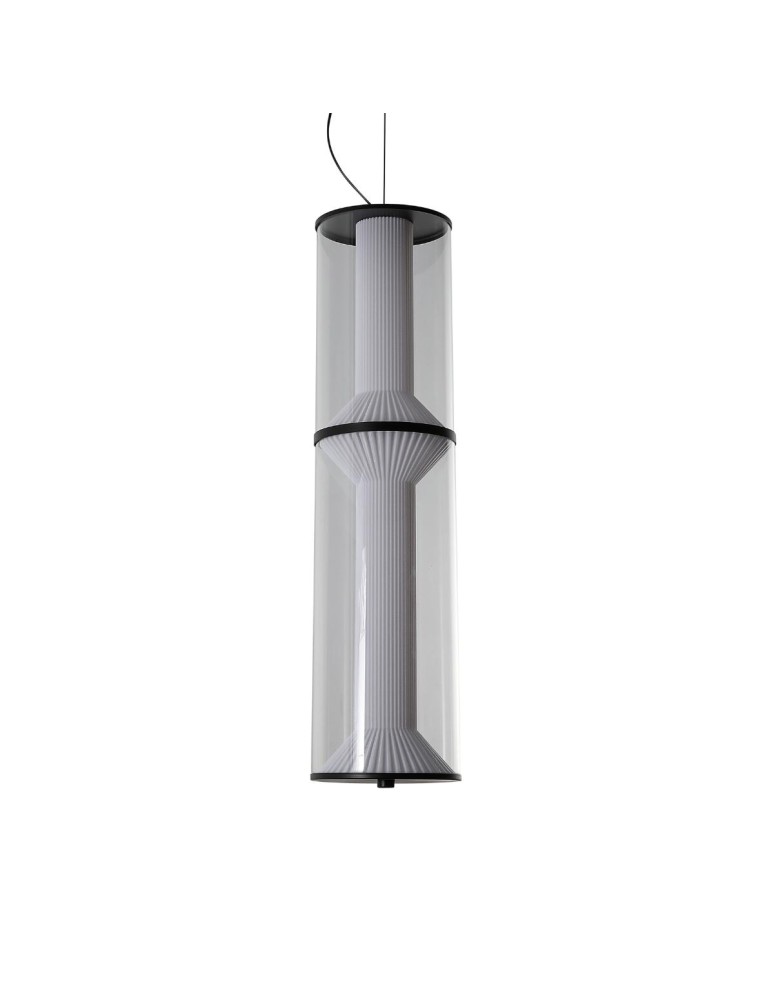 Light Prestige Lampa wisząca Aeris 2 transparentna LED CCT LP-2137/2P TR