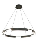 Light Prestige Lampa wisząca Tura 60 cm czarna LED CCT LP-9786/1P 60cm BK Light Prestige Lampa wisząca Tura 60 cm czarna LED CCT LP-9786/1P 60cm BK