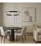 Light Prestige Lampa wisząca Tura 60 cm czarna LED CCT LP-9786/1P 60cm BK Light Prestige Lampa wisząca Tura 60 cm czarna LED CCT LP-9786/1P 60cm BK