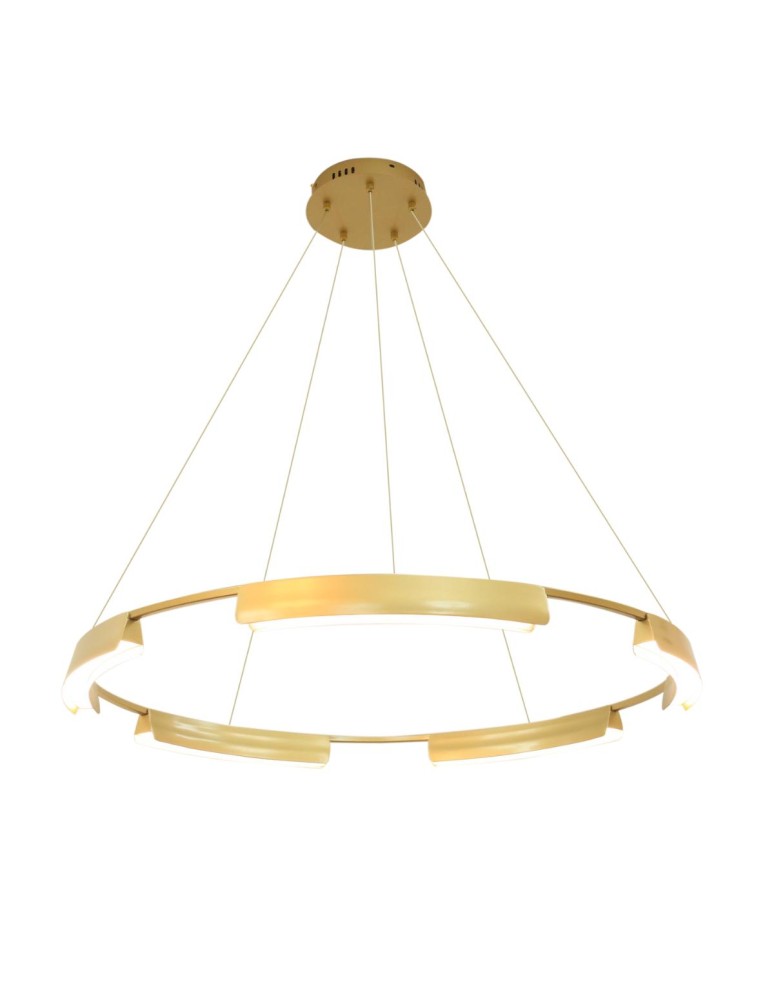 Light Prestige Lampa wisząca Tura 80 cm złota LED CCT LP-9786/1P 80cm GD