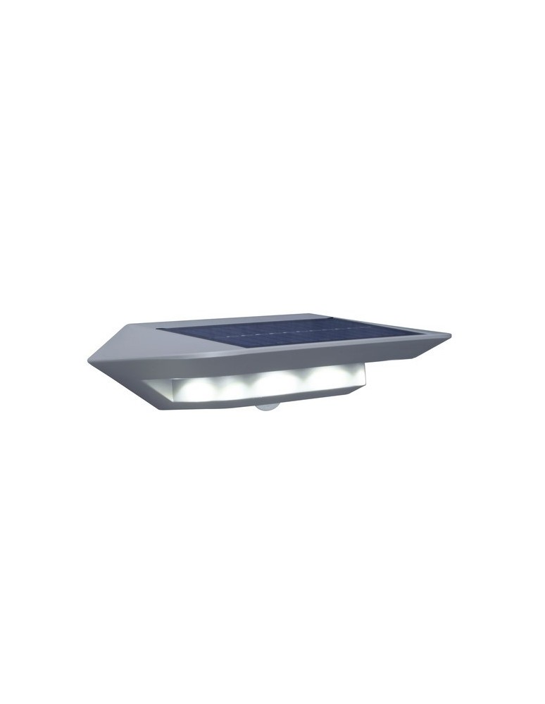 Lampy solarne - Lutec GHOST - CZUJNIK RUCHU Ścienna LED Srebrnoszary 6901401337 - produkt kolory-swiatla.pl 6