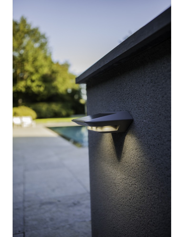 Lampy solarne - Lutec GHOST - CZUJNIK RUCHU Ścienna LED Srebrnoszary 6901401337 - produkt kolory-swiatla.pl 7