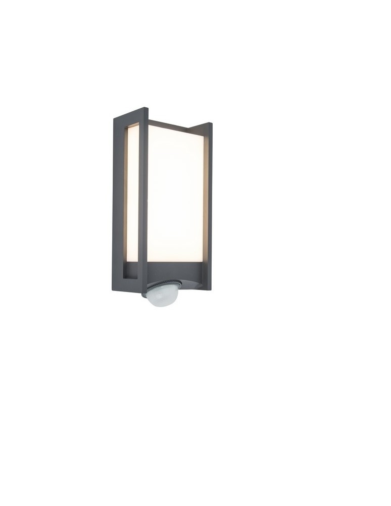 Lutec QUBO - CZUJNIK RUCHU Ścienna LED Antracyt 5193002118