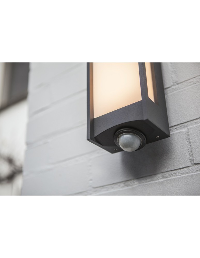 Lutec QUBO - CZUJNIK RUCHU Ścienna LED Antracyt 5193002118