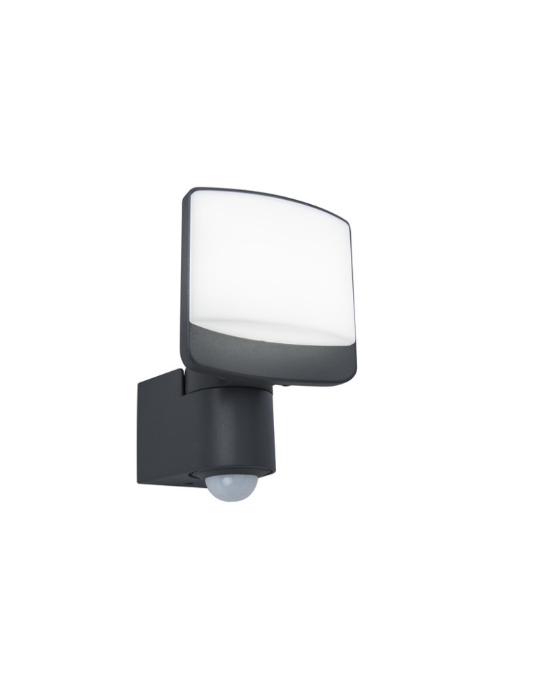 Lutec SUNSHINE - CZUJNIK RUCHU Ścienna LED Szary 7625701345