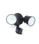 Lampy zewnętrzne z czujnikiem ruchu - Lutec SHRIMP - CZUJNIK RUCHU Ścienna LED Czarny 7622104330 - product 4
