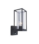 Lampy zewnętrzne z czujnikiem ruchu - Lutec FLAIR - CZUJNIK RUCHU Sufitowa 1xE27 czarny 5288802012 - produkt 5
