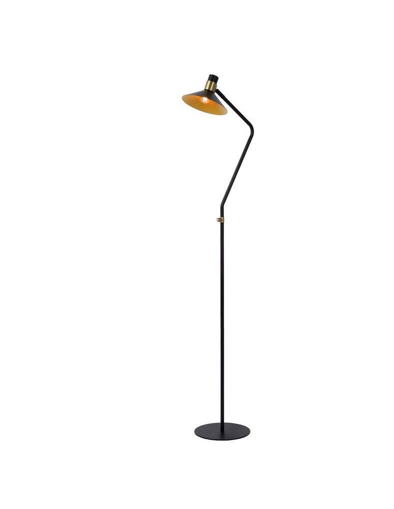Lampy podłogowe łamane - Lucide PEPIJN Podłogowa 1xE14 czarny 05728/01/30 - produkt kolory-swiatla.pl 1