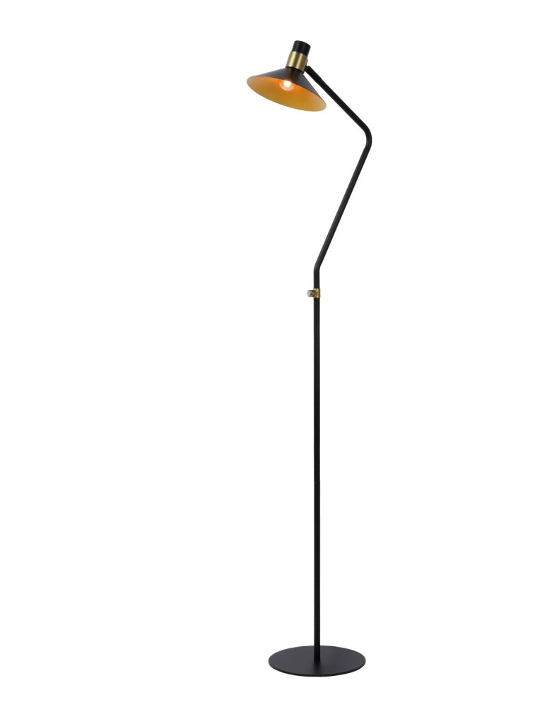 Lampy podłogowe łamane - Lucide PEPIJN Podłogowa 1xE14 czarny 05728/01/30 - produkt kolory-swiatla.pl 2