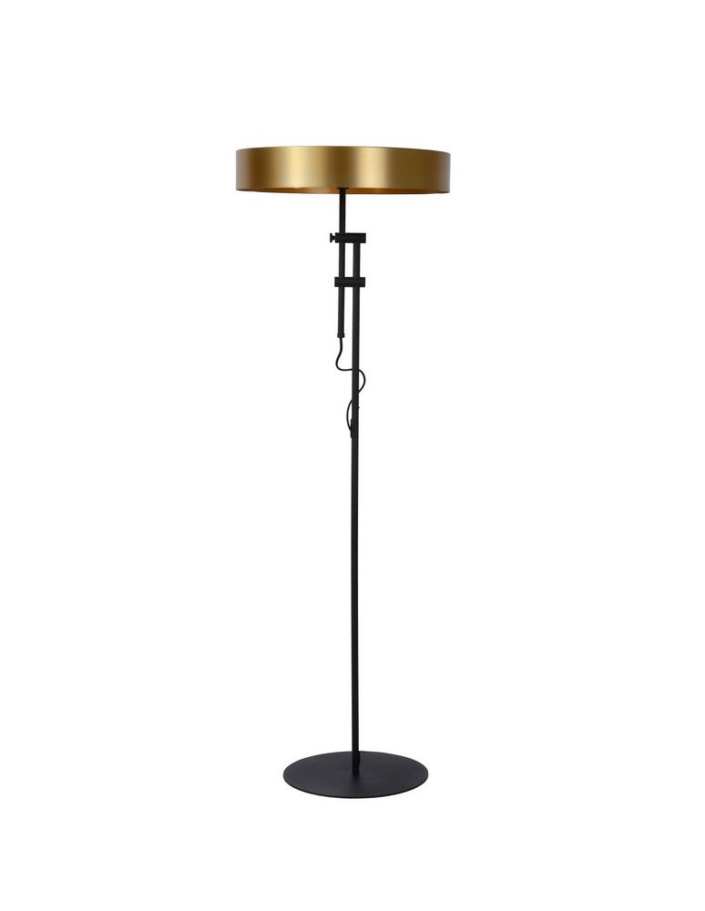 Lampy podłogowe - Lucide GIADA Podłogowa 2xE27 matowy złoty mosiądz 30770/02/02 - produkt kolory-swiatla.pl 1