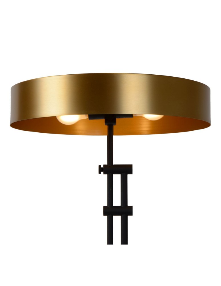 Lampy podłogowe - Lucide GIADA Podłogowa 2xE27 matowy złoty mosiądz 30770/02/02 - produkt kolory-swiatla.pl 7
