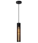 Lampy wiszące rurki - Lucide LIONEL Wisząca 1xE27 czarny 73406/01/30 - produkt 1
