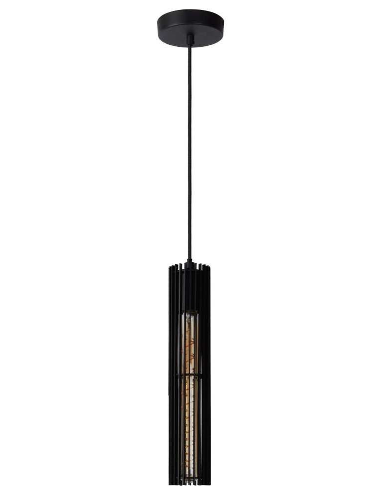 Lucide LIONEL Wisząca 1xE27 czarny 73406/01/30