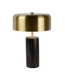 Lampy stołowe designerskie - Lucide MIRASOL Biurkowa 3xG9 czarny satynowy mosiądz 34540/03/30 - produkt 2