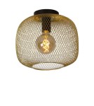Lampy sufitowe loftowe - industrialne - Lucide MESH Sufitowa 1xE27 czarny 45185/30/02 - produkt 1