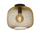 Lampy sufitowe loftowe - industrialne - Lucide MESH Sufitowa 1xE27 czarny 45185/30/02 - produkt 2