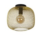 Lampy sufitowe loftowe - industrialne - Lucide MESH Sufitowa 1xE27 czarny 45185/30/02 - produkt 3