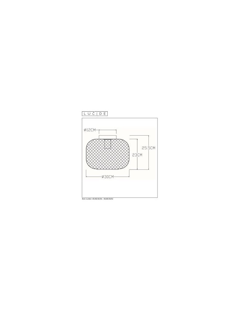 Lampy sufitowe loftowe - industrialne - Lucide MESH Sufitowa 1xE27 czarny 45185/30/02 - produkt kolory-swiatla.pl 5