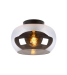 Lampy sufitowe - Lucide JUDI Sufitowa 1xE27 szary czarny 45177/30/65 - produkt 1