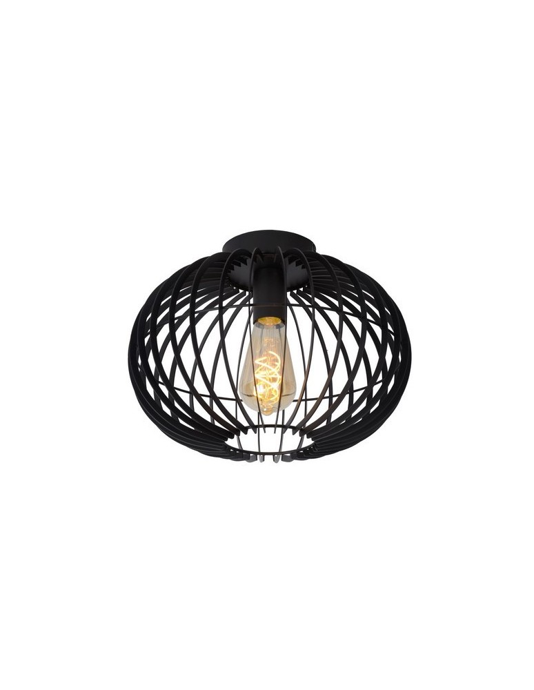 Lucide REDA Sufitowa 1xE27 czarny 78199/01/30