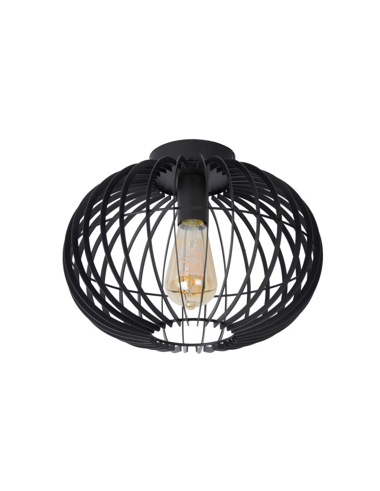 Lucide REDA Sufitowa 1xE27 czarny 78199/01/30