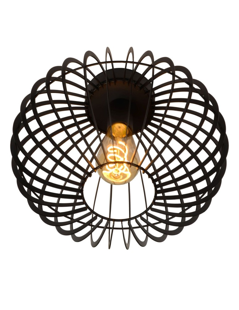 Lucide REDA Sufitowa 1xE27 czarny 78199/01/30