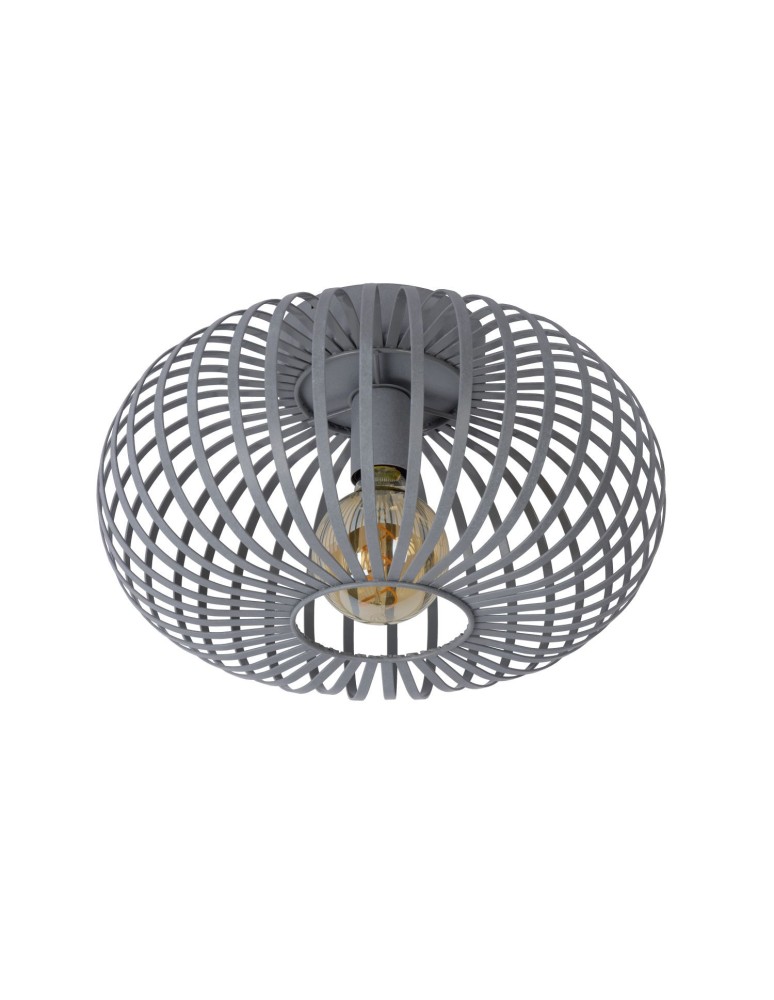 Lucide MANUELA Sufitowa 1xE27 szary 78174/40/36