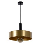Lampy wiszące w kolorze mosiądz - Lucide GIADA Wisząca 1xE27 satynowy mosiądz czarny 30472/40/02 - produkt 3