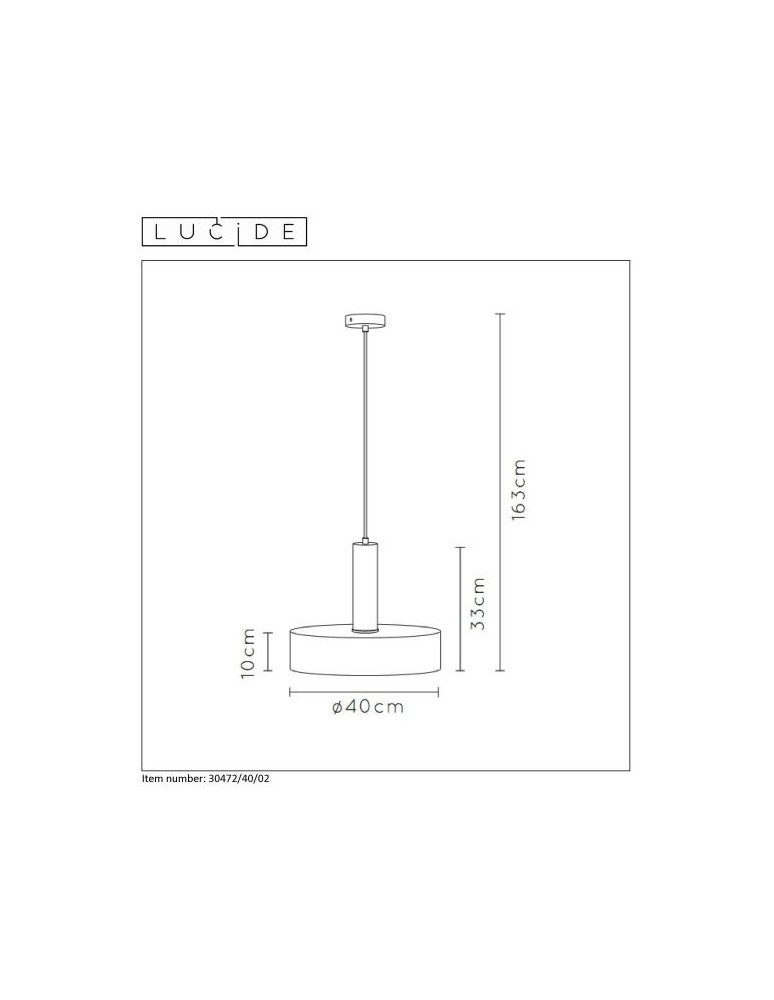 Lampy wiszące w kolorze mosiądz - Lucide GIADA Wisząca 1xE27 satynowy mosiądz czarny 30472/40/02 - produkt kolory-swiatla.pl 8