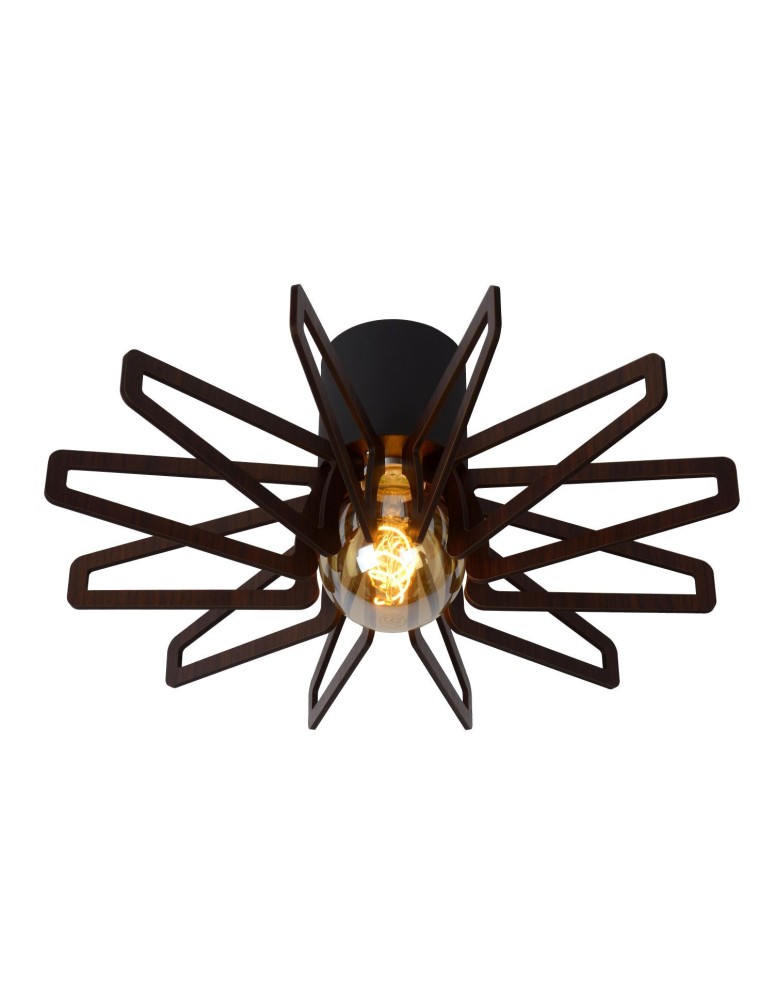 Lampy sufitowe - Lucide ZIDANE Sufitowa 1xE27 czarny 77184/45/30 - produkt kolory-swiatla.pl 2