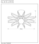 Lampy sufitowe - Lucide ZIDANE Sufitowa 1xE27 czarny 77184/45/30 - produkt 5