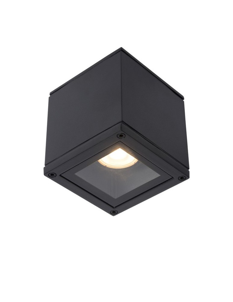 Lampy zewnętrzne sufitowe - Lucide AVEN  Sufitowa 1xGU10 czarny 22963/01/30 - produkt kolory-swiatla.pl 1