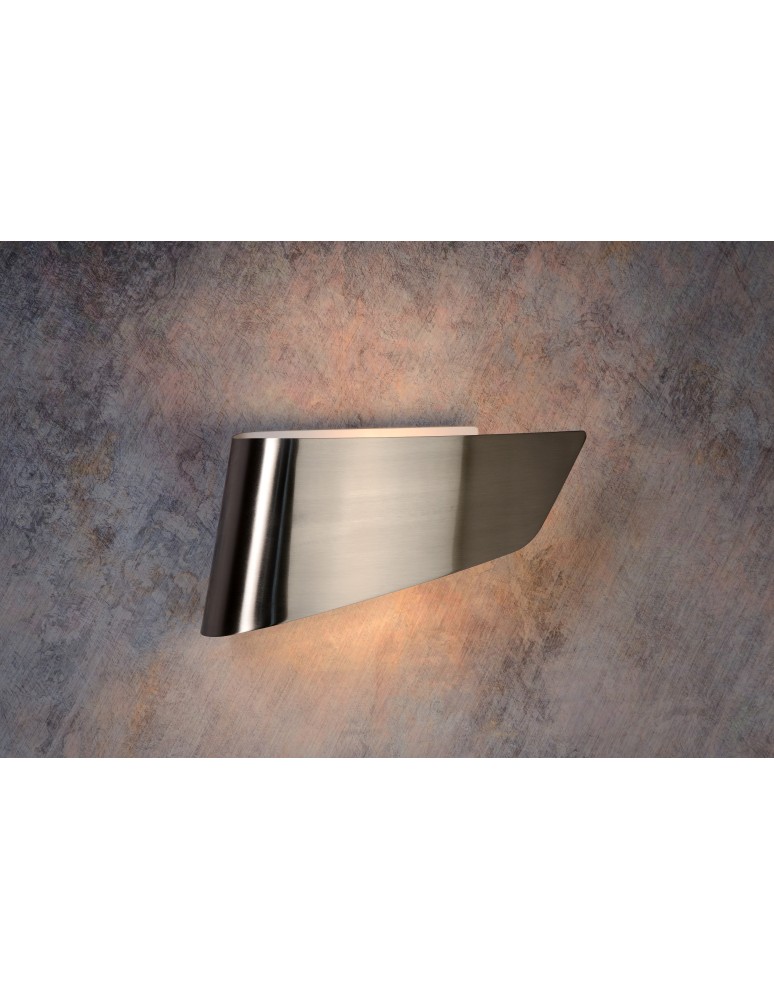 Kinkiety - Lucide OLA E14/11W excl 31/15/8cm Satin Chrom 12203/01/12 Kinkiet - produkt kolory-swiatla.pl 2