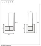 Kinkiety łazienkowe - Lucide JESSE Ścienna 1xG9 czarny 04202/01/30 - produkt 5