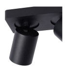 Lampy sufitowe reflektory - Lucide NIGEL Sufitowa 2xGU10 czarny 09929/10/30 - produkt 6