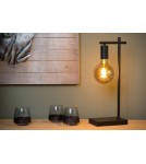 Lampy stołowe loftowe - industrialne - Lucide LEANNE Biurkowa 1xE27 czarny 21521/01/30 - produkt 4