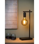Lampy stołowe loftowe - industrialne - Lucide LEANNE Biurkowa 1xE27 czarny 21521/01/30 - produkt 5
