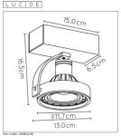 Reflektory sufitowe - Lucide DORIAN  Sufitowa 1xGU10 czarny 22968/12/30 - product 8