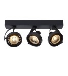 Lampy sufitowe reflektory - Lucide DORIAN Sufitowa 3xGU10 czarny 22968/36/30 - produkt 1