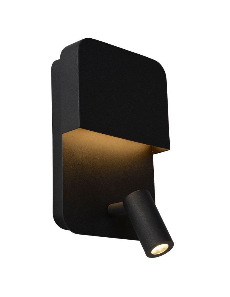 Lucide BOXER Ścienna LED czarny 79200/08/30
