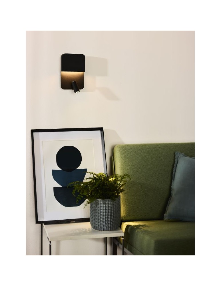 Lucide BOXER Ścienna LED czarny 79200/08/30