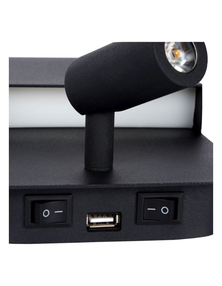 Lucide BOXER Ścienna LED czarny 79200/08/30
