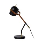 Lampy stołowe do czytania - Lucide WAYLON Biurkowa 1xE27 czarny brązowy 05627/01/30 - produkt 5