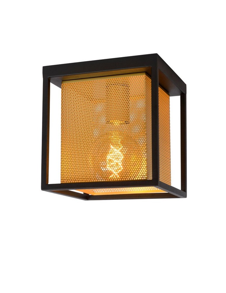 Lampy sufitowe loftowe - industrialne - Lucide SANSA Sufitowa 1xE27 czarny 21122/01/30 - produkt kolory-swiatla.pl 1