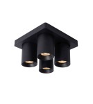 Lampy sufitowe reflektory - Lucide NIGEL Sufitowa 4xGU10 czarny 09929/20/30 - produkt 2