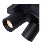 Lampy sufitowe reflektory - Lucide NIGEL Sufitowa 4xGU10 czarny 09929/20/30 - produkt 5
