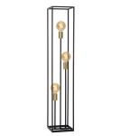 Lampy podłogowe loftowe - industrialne - Lucide RUBEN Podłogowa 3xE27 czarny satynowy mosiądz 00724/03/30 - produkt 2