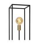 Lampy podłogowe loftowe - industrialne - Lucide RUBEN Podłogowa 3xE27 czarny satynowy mosiądz 00724/03/30 - produkt 6