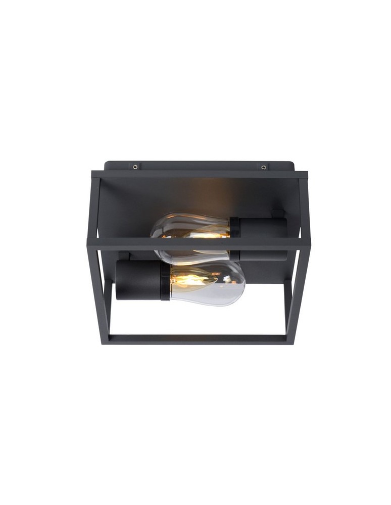 Lucide CARLYN Sufitowa 2xE14 czarny 27100/02/30