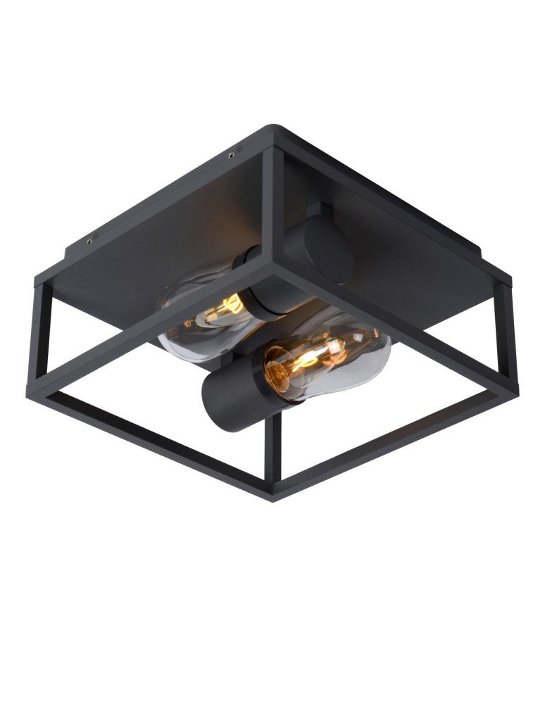 Lucide CARLYN Sufitowa 2xE14 czarny 27100/02/30